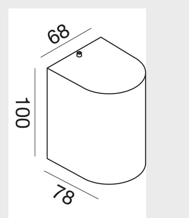 GEALUCE Applique cilindro in alluminio bianco-antracite-marrone IP44 1-2XGU10 non incl. GEALUCE Applique cilindro in alluminio bianco-antracite-marrone IP44 1-2XGU10 non incl.